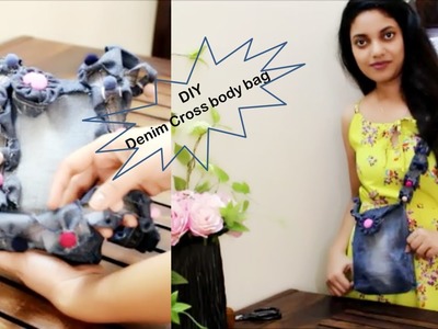 DIY Clothing Tutorials | old jeans to cross body bag !