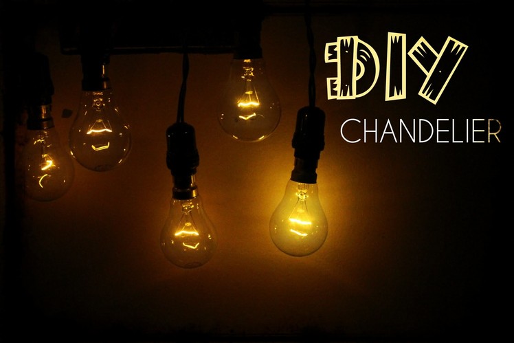 DIY Dim Light Chandelier