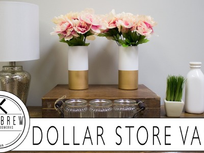 DIY Dollar Store Vases!