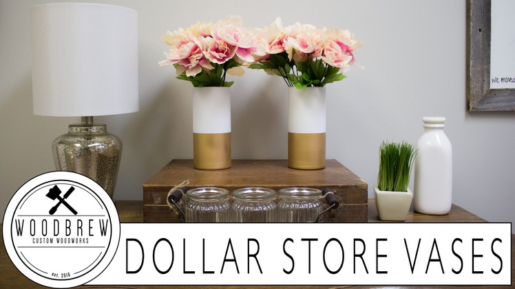DIY Dollar Store Vases!
