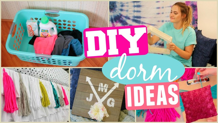 DIY Dorm Room Makeover! Decor & Organization Ideas