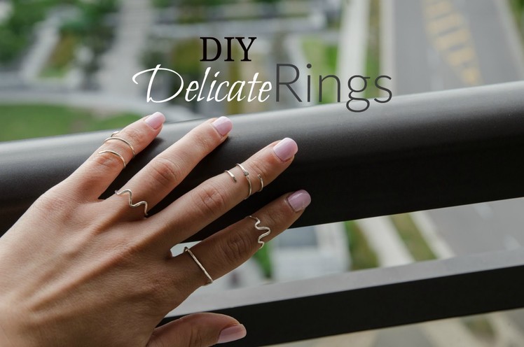 DIY| Easy Delicate rings | PayArttention