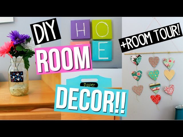 Diy Easy Room Decor Ideas!+ ROOM TOUR! Collab with glittterinmyhair