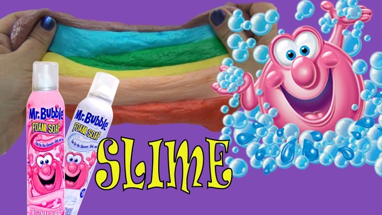 DIY FOAM SLIME Tutorial With Mr. Bubble