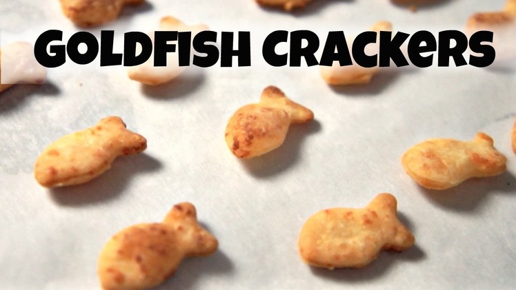 DIY GOLDFISH Crackers Recipe  - You Made What?!
