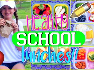 DIY Healthy LUNCHES for Back to School!!