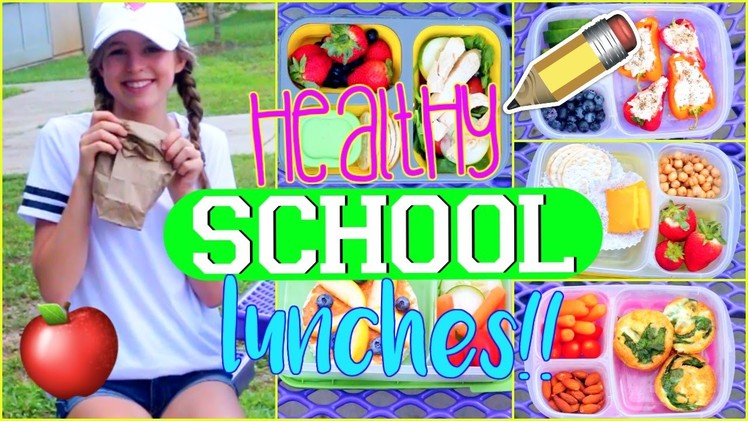 DIY Healthy LUNCHES for Back to School!!