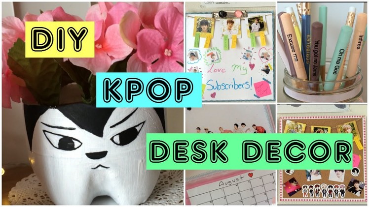 DIY Kpop Desk Decor | PrettyPrinceJin