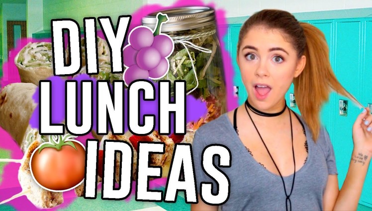 DIY Lunch Ideas for Back to School 2016!! Easy & Fast Lunches!. Jill Cimorelli