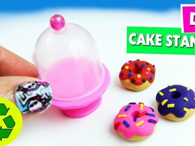 DIY | Miniature Cake Stand- Easy Doll Crafts - simplekidscrafts