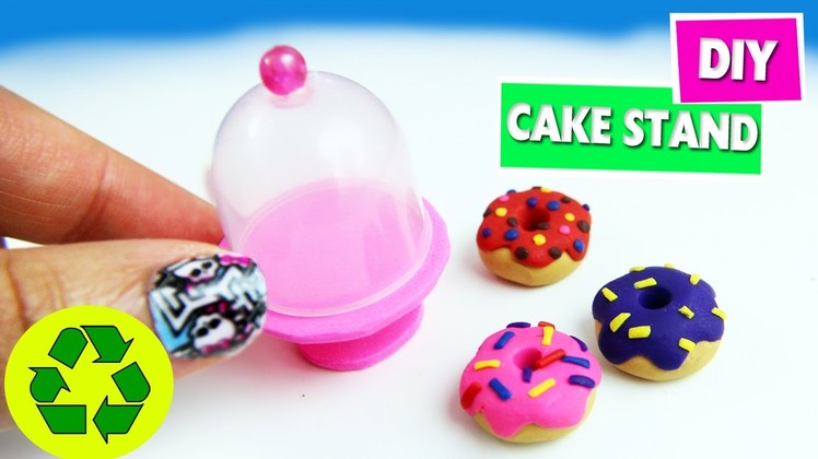 DIY | Miniature Cake Stand- Easy Doll Crafts - simplekidscrafts