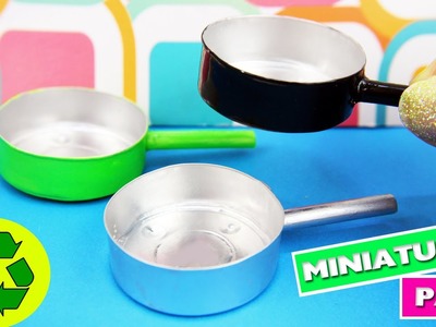 DIY | MINIATURE PAN - Easy doll Crafts - simplekidscrafts