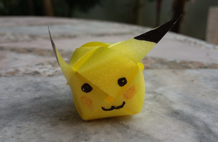 DIY Pokemon - Pikachu. How to Make an Easy ribbon