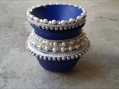 DIY:: Pot. Matki  Decoration for Indian weddings and Festivals