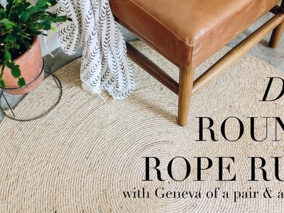 DIY Round Rope Rug