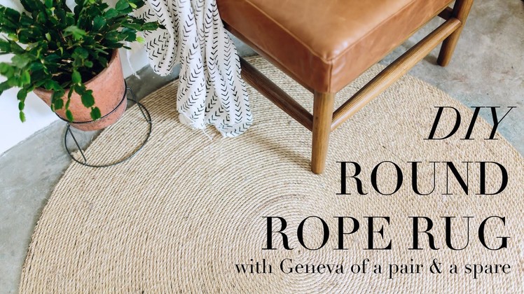 DIY Round Rope Rug