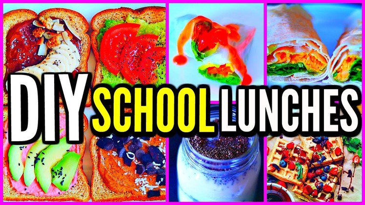 DIY School Lunch Ideas! Vegan, Healthy, Cheap, Easy! Back To School 2016-2017