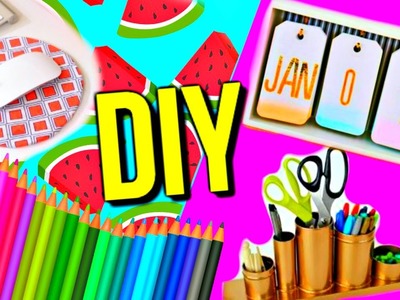 DIY School Supplies & Desk Organization | Courtney Lundquist