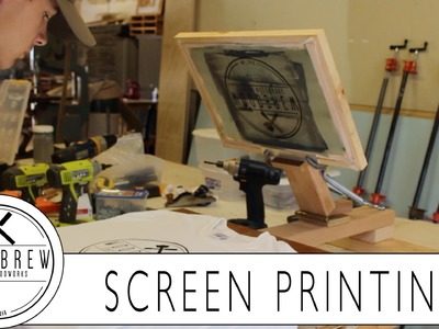 DIY Screen Printing Press | On A Budget