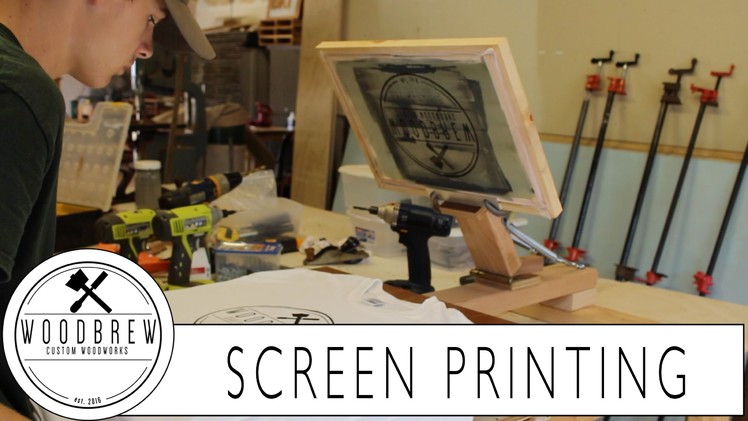 DIY Screen Printing Press | On A Budget