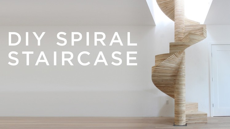 DIY Spiral Staircase made with a CNC