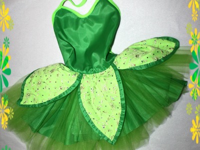 DIY Tinkerbell costume easy ! disfraz de campanita Facil