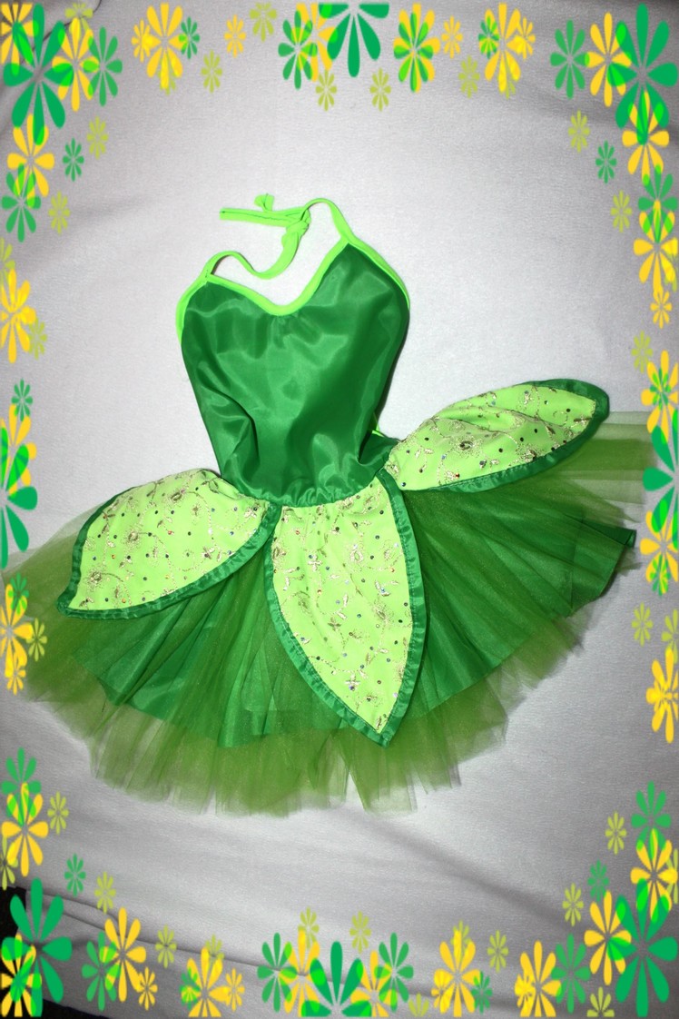 DIY Tinkerbell costume easy ! disfraz de campanita Facil
