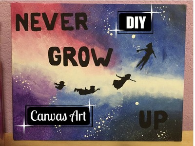 DIY: Tumblr.Disney Inspired Canvas Art (Room Decor)