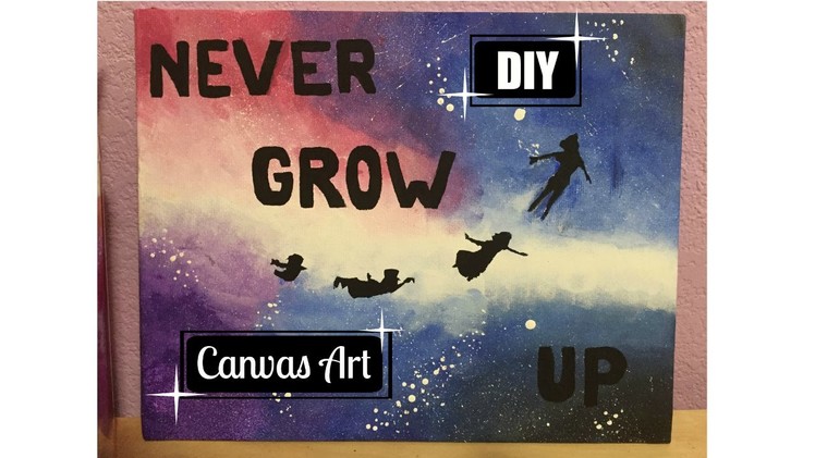 DIY: Tumblr.Disney Inspired Canvas Art (Room Decor)