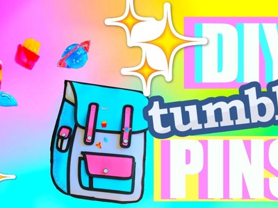 DIY Tumblr Pins USING HOT GLUE! | Ana Clare