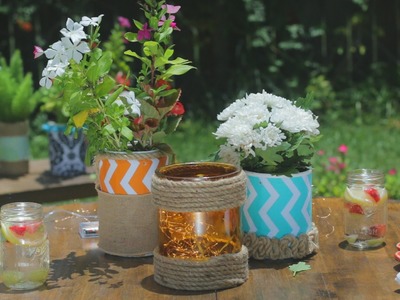 DIY Upcycled Flower Pots