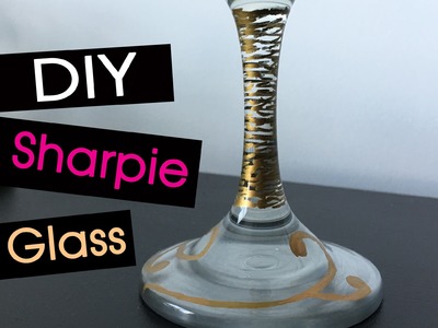 DIY | Wine + Design Idea | Sharpie Wine Glass
