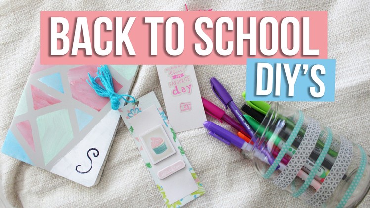 EASY BACK TO SCHOOl DIY'S | Sabrina Putri
