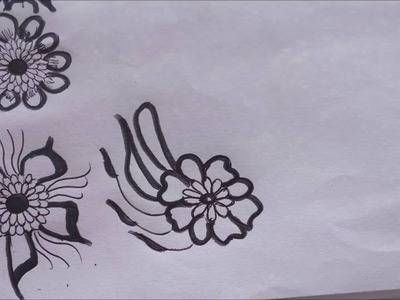 Heena basics | #8 DIY Henna Design | Henna.Mehndi Tutorial | Learn How to draw a henna flower