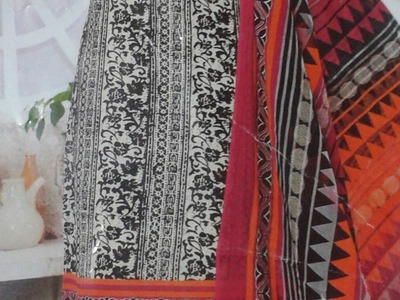 How To Cutting And Sewing Printed Ladies Suite Salwar