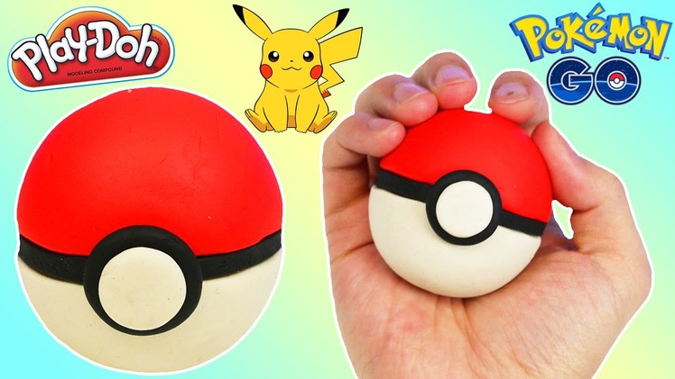 How to Make a PLAY DOH Pokeball Fun & Easy DIY Pokemon Go Edition Play Dough!