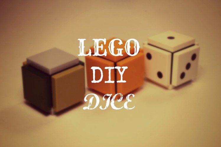 How To Make DIY LEGO Dice (Simple and Easy To Make)