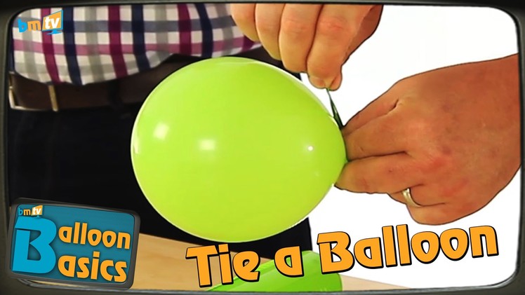 How to Tie a Balloon Knot Easily in a Latex Balloon - Balloon Basics 02