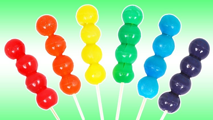 LEARN COLORS How to Make Gummy Rainbow Skewers Fun & Easy DIY Jello Treats!
