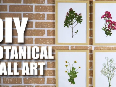 Mad Stuff With Rob - DIY Botanical Wall Art | Room Decor Ideas
