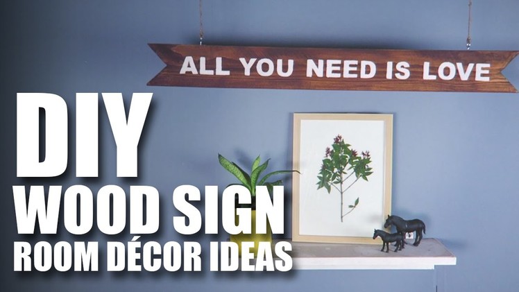 Mad Stuff With Rob - DIY Wood Sign | Room Decor Ideas
