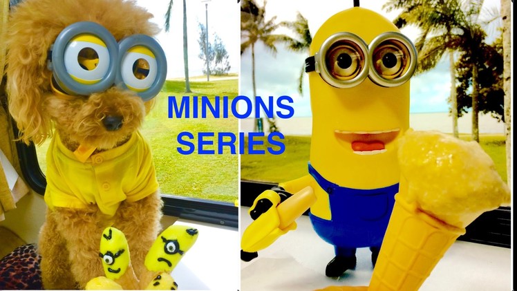 MINION DOG TREATS 4 PART SERIES - MINIONS CHARACTERS FROZEN DIY Dog Food by Cooking For Dogs
