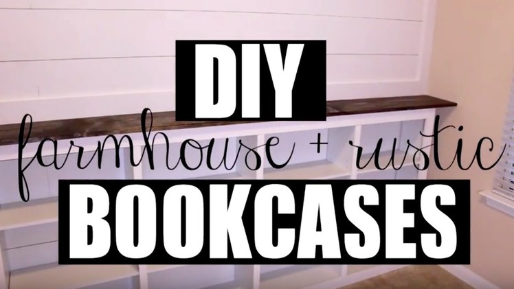 My Office | DIY Target Bookcase Hack | Farmhouse + Rustic Chic