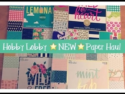 *NEW* Paper Pad Haul from Hobby Lobby