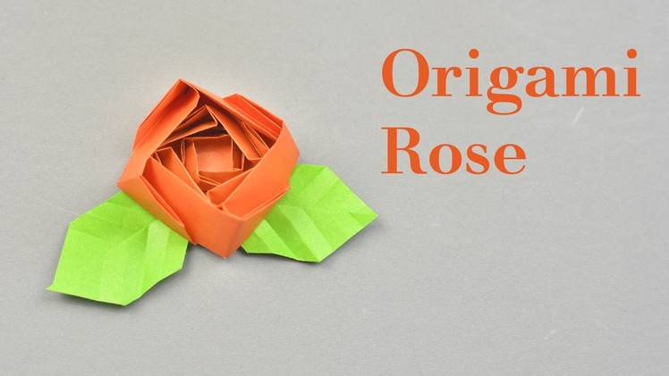 Origami Rose Instruction Easy | Creative DIY