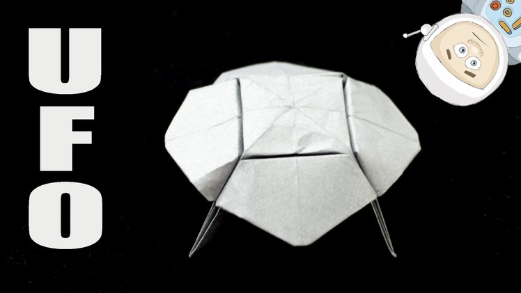 Origami UFO. How to make a paper UFO