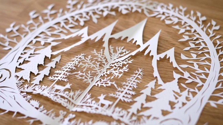 Paper Cutting: Sketching & Cutting Your Piece - Video 2 of Paper Cutting Series