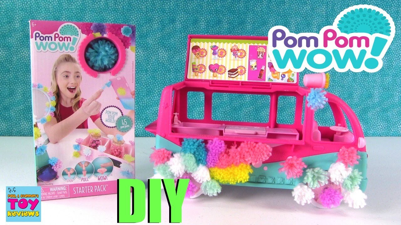 Pom Pom Shopkins Food Fair Truck DIY Starter PSToyReviews