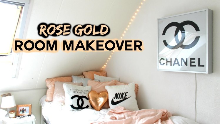 Room Makeover !!! Rose gold DIY's | Demiana Acis