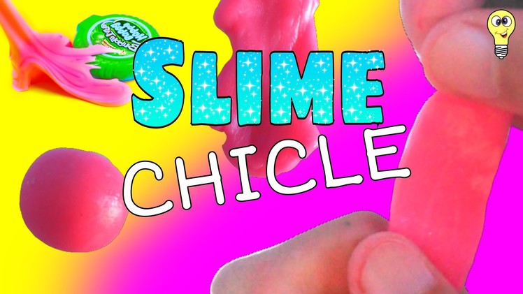 SLIME CHICLE SIN BORAX - 2 FORMAS